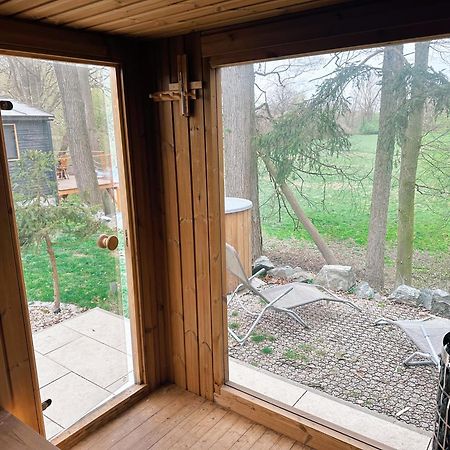 Wellness Chata Hideaway Se Saunou A Virivkou Trebechovice pod Orebem Exterior photo