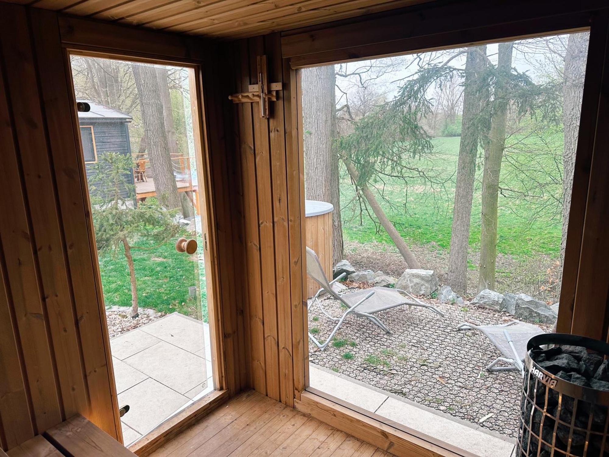 Wellness Chata Hideaway Se Saunou A Virivkou Trebechovice pod Orebem Exterior photo